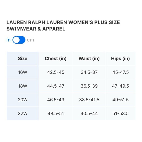 Lauren Ralph Lauren Plus Size Bel Air One Shoulder One Piece Swimsuit Sz 18W New - Picture 8 of 10